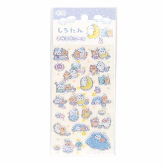 Shirotan | Glitter Sticker (Blue)