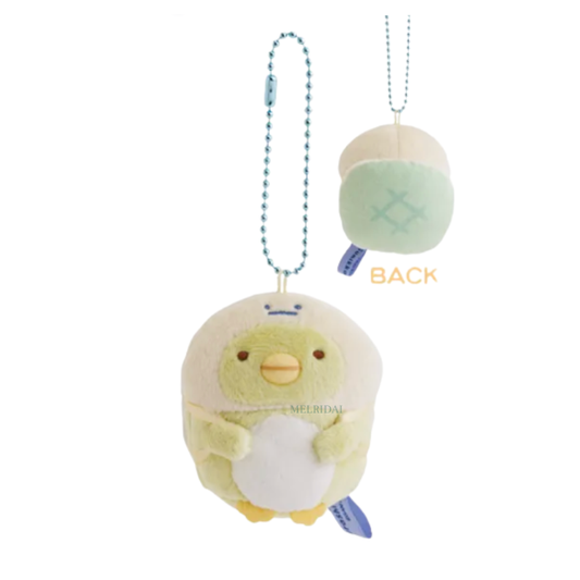 SAN-X | Sumikko Gurashi Penguin? Mascot Holder Ball Chain Keychain Bag Charm Plush (Aquarium Limited 2026)