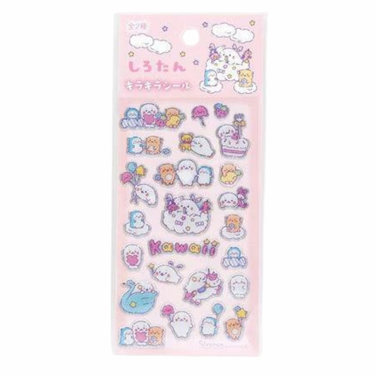 Shirotan | Glitter Sticker (Pink)