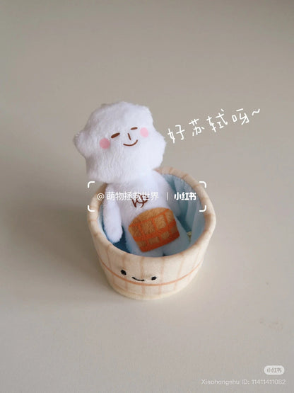 【Any two for 10% off】Yukio | Mascot Holder Plush Keychain W45×H105mm (Spa)