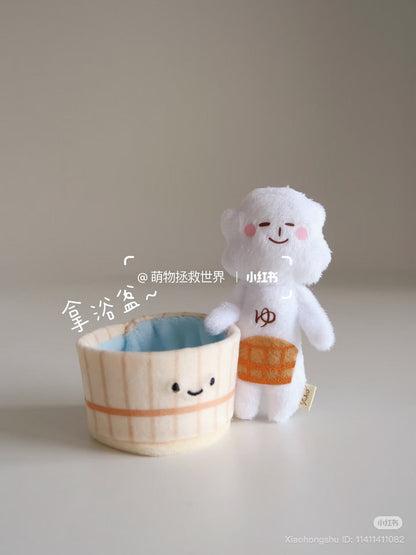 【Any two for 10% off】Yukio | Mascot Holder Plush Keychain W45×H105mm (Spa)