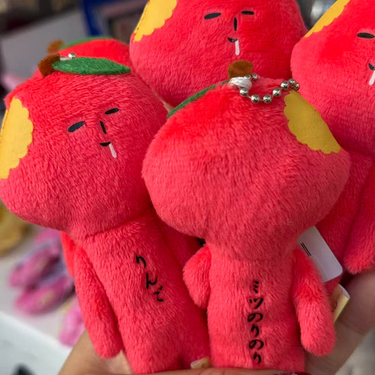 【Any two for 10% off】Yukio | Mascot Holder Plush Keychain W45×H105mm (Apple)