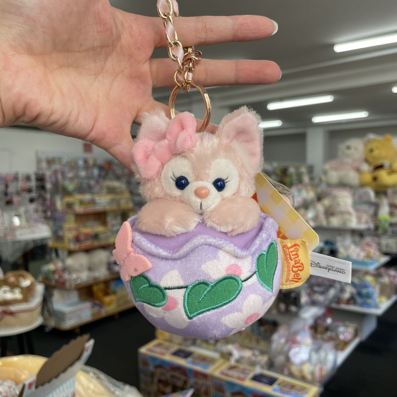 Disney | Hong Kong Disneyland Linabell Plush Keychain Mascot Holder