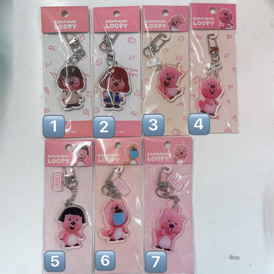 Loopy | Acyclic Keychain 露比 小海狸 亚克力钥匙链/挂链