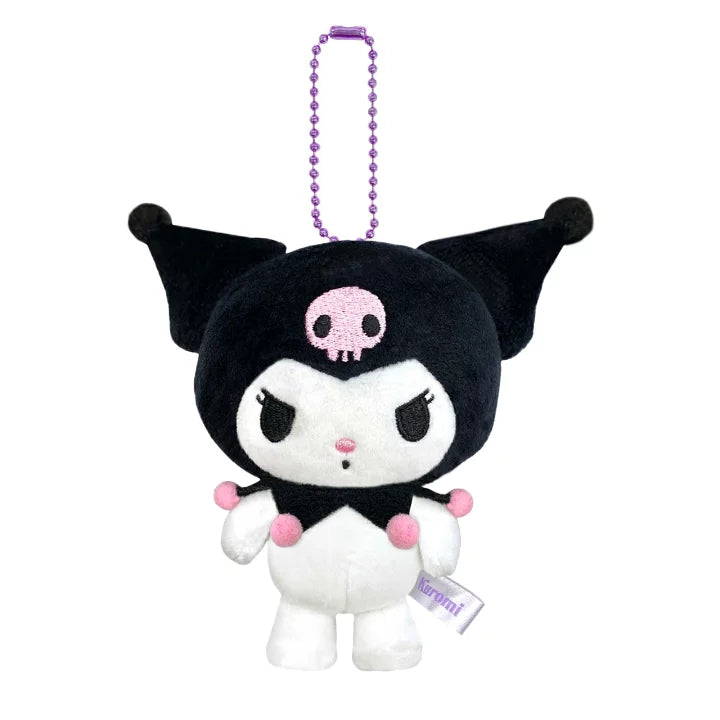 SANRIO | Kuromi Plush Mascot Holder Plush Keychain Bag Charm 12 x 8 x 5cm