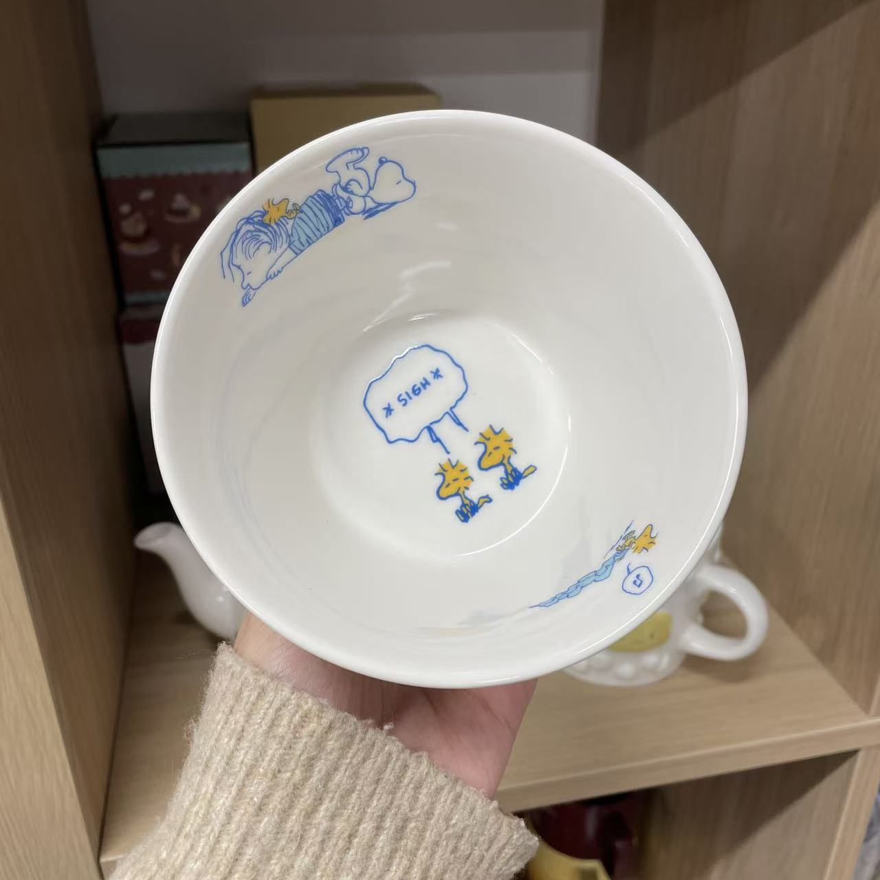 【Made in Japan】PEANUTS | SNOOPY and LINUS Bowl W12.2×H6.6cm