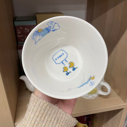 【Made in Japan】PEANUTS | SNOOPY and LINUS Bowl W12.2×H6.6cm