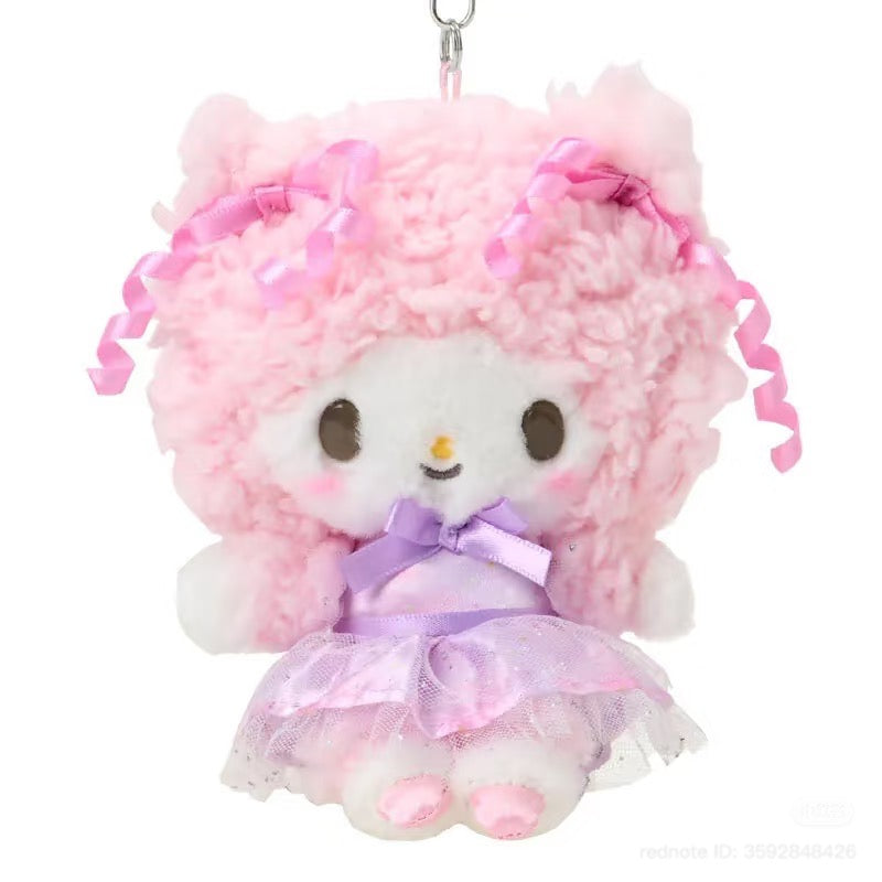 SANRIO | My Sweet Piano Plush Keychain Mascot Holder Bag Charm 10×7×15cm (Dreamy Birthday)