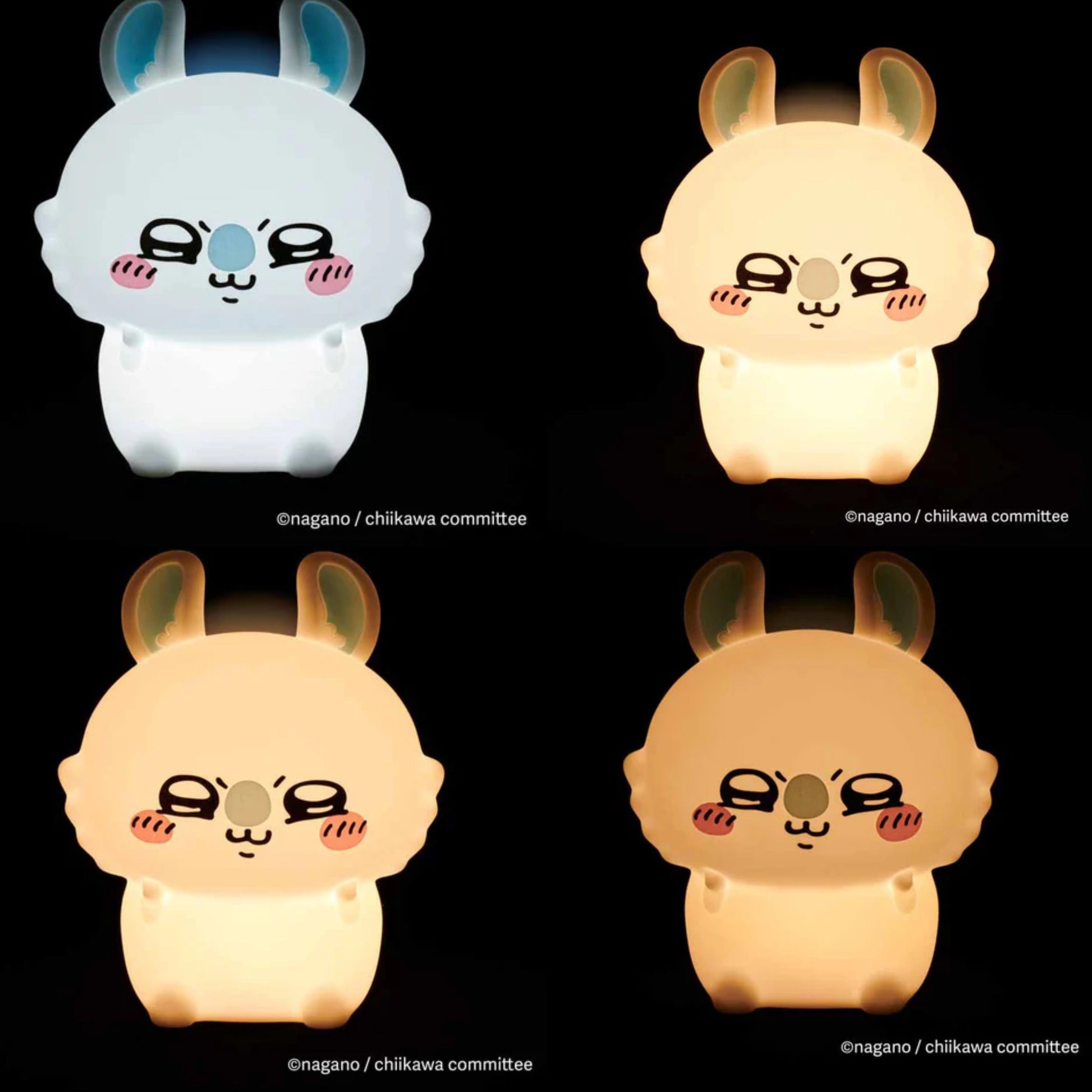 Chiikawa | Momonga Room Light H175×W127×D103Mm 吉伊卡哇 飞鼠小夜灯 Usb充电/四个光段可调节/满电使用5H