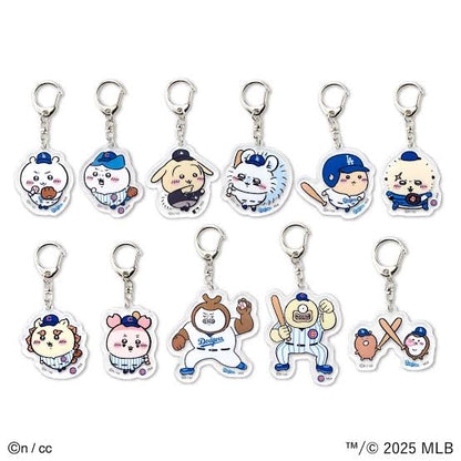 CHIIKAWA x MLB TOKYO SERIES | Acrylic Keychain Keyholder H75×W69mm