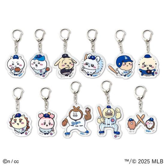 CHIIKAWA x MLB TOKYO SERIES | Acrylic Keychain Keyholder H75×W69mm