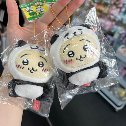 Chiikawa | Panda Usagi Plush Mascot Holder 10Cm /