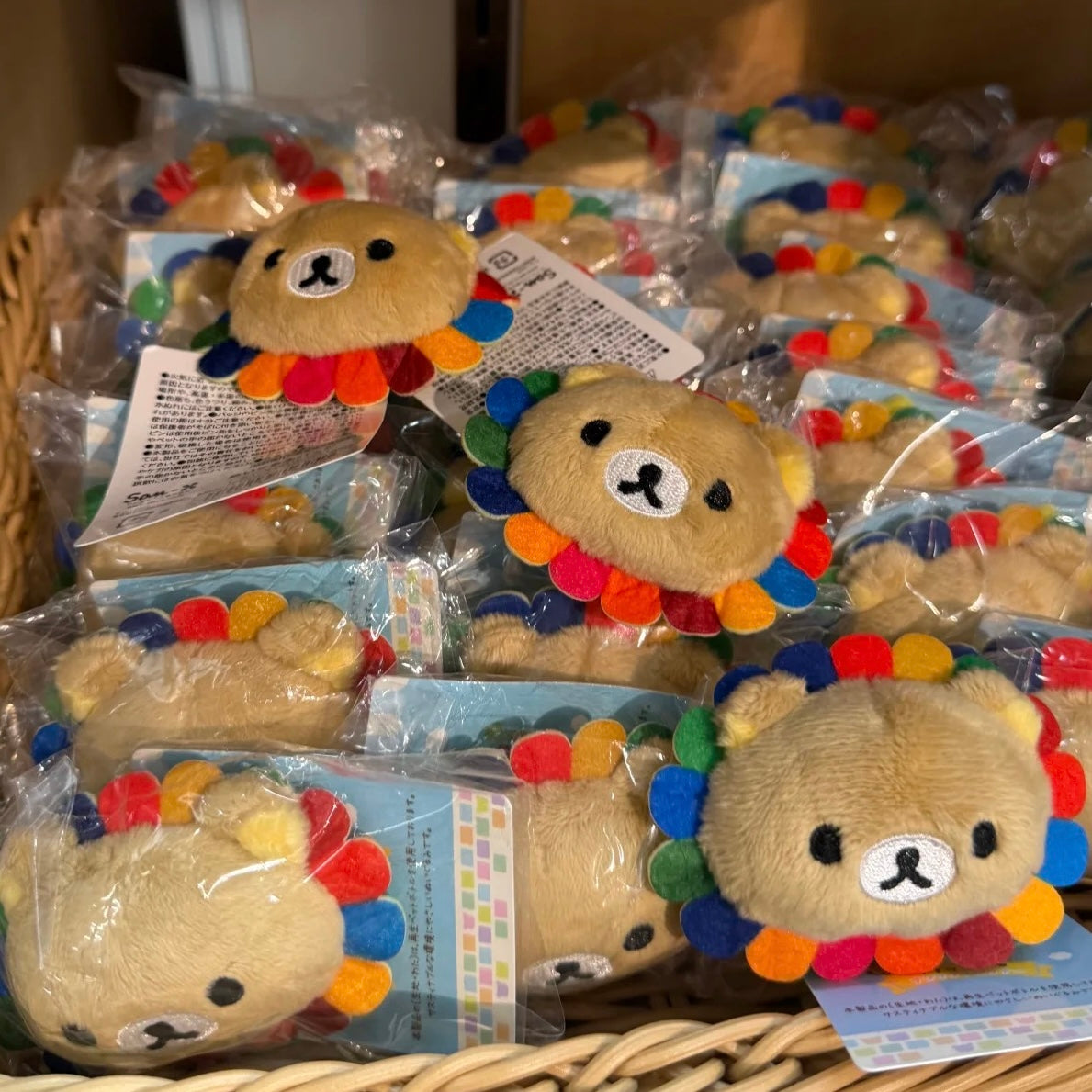 SAN-X | Rilakkuma Plush Badge 80 x 60 mm (Ensemble Tour)