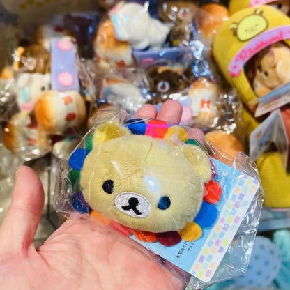 SAN-X | Rilakkuma Plush Badge 80 x 60 mm (Ensemble Tour)
