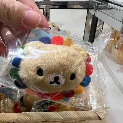 SAN-X | Rilakkuma Plush Badge 80 x 60 mm (Ensemble Tour)
