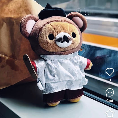 SAN-X | Rilakkuma Kansai Souvenir Hanging Plush Toy Keychain Bag Charm 13cm Approx.