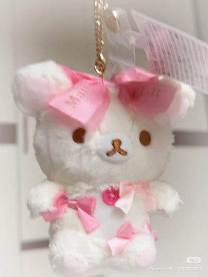 Maison de Fleur x Rilakkuma | Korilakkuma Special Collabo Bag Cham Mascot Holder Plush Keychain