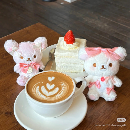 Maison de Fleur x Rilakkuma | Korilakkuma Special Collabo Bag Cham Mascot Holder Plush Keychain