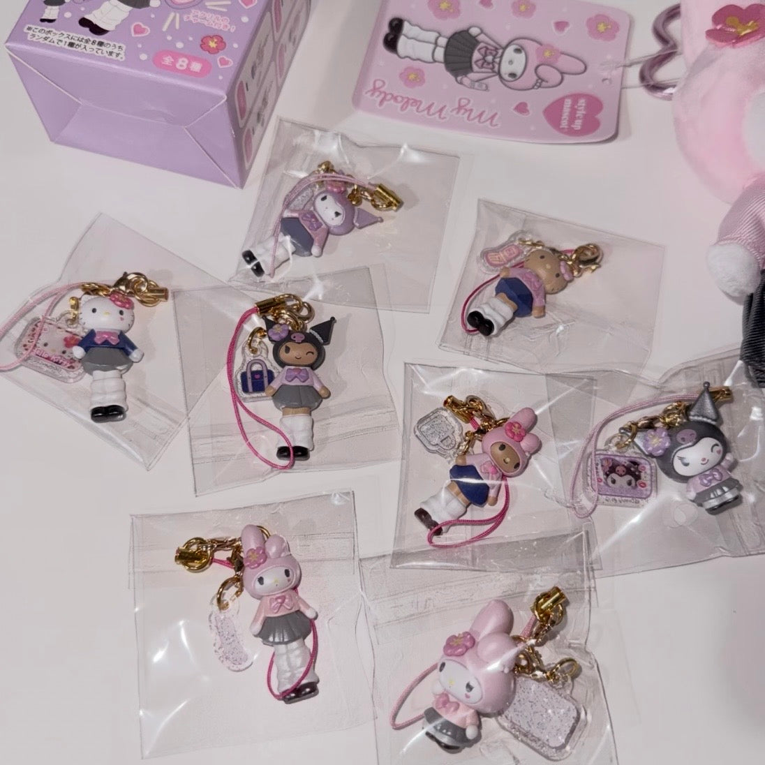 SANRIO | MM KU KT Trading Charm Mascot Strap Blind Box  (Gogo Gal Collection)