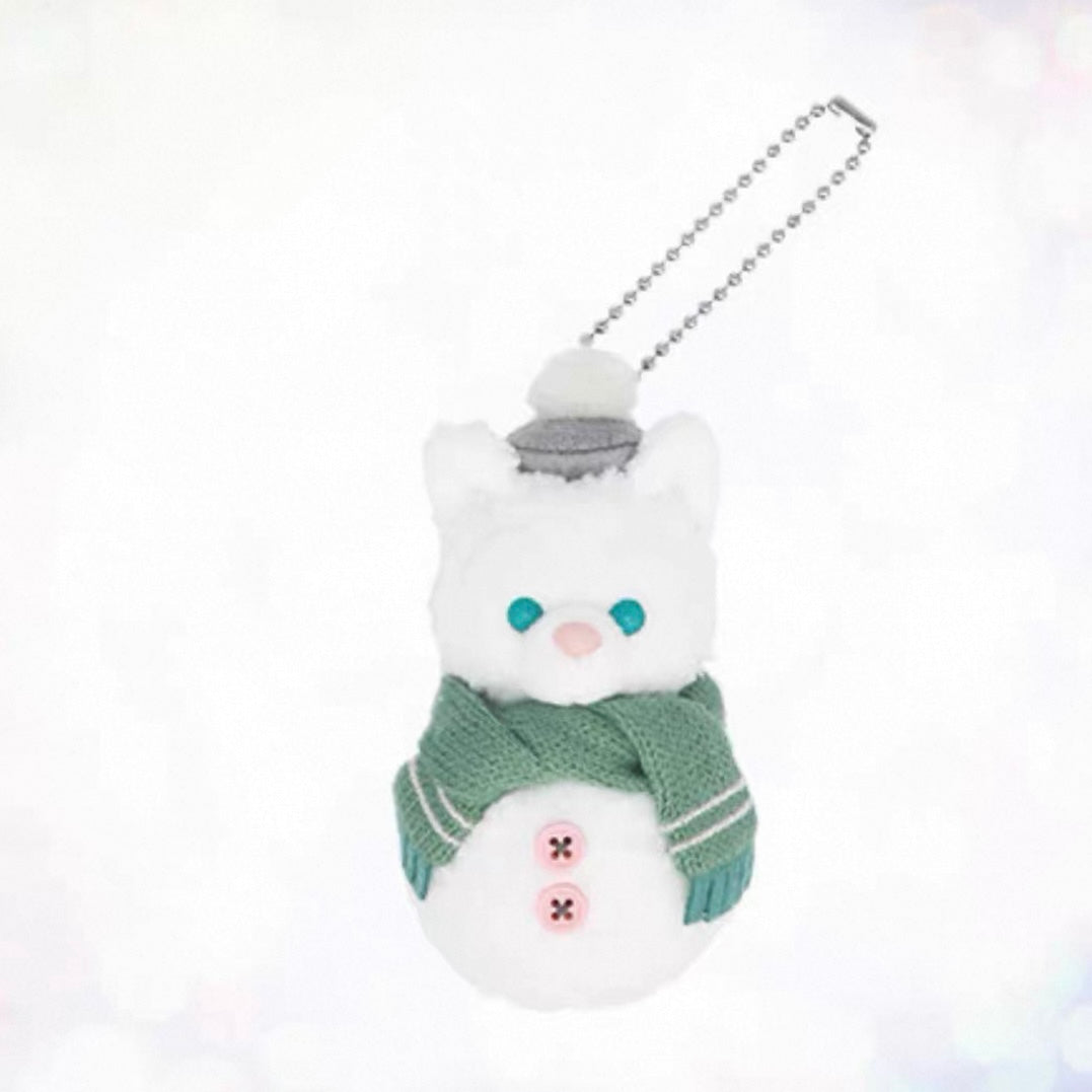 DISNEY | Tokyo Disney Sea GelaToni Snowman Mascot Holder Plush Keychain (Duffy and Friends Winter 2025)