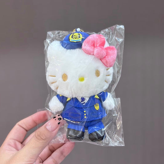 Hello Kitty X Shinkansen Train Station | Mascot Holder Plush Keychain Bag Charm 120mm (JR)