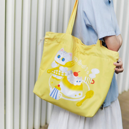 MEWJI♡ Tote Bag Eco Bag 380x450mm (Yellow)