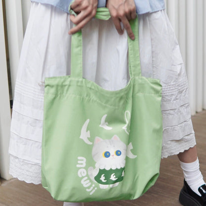 MEWJI♡ Tote Bag Eco Bag 380x450mm (Green)