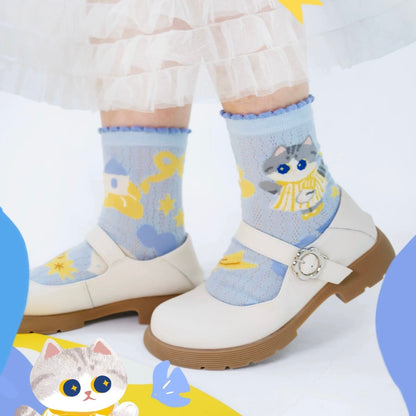 MEWJI♡ Socks set 3 Pieces (starry sky) Free Size 23-26cm