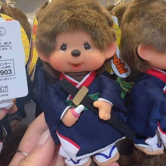 Monchhichi | Plush Keychain Bag Charm 135mm Approx. (SAMURAI Costume)