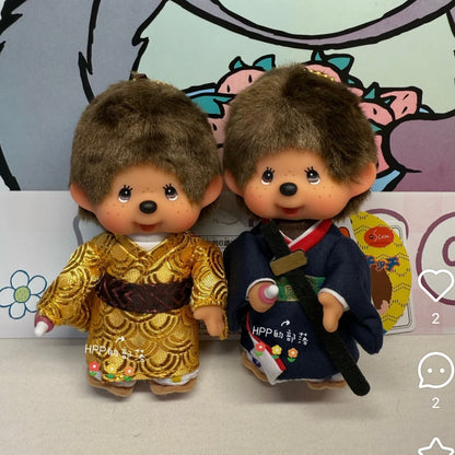 Monchhichi | Plush Keychain Bag Charm 135mm Approx. (SAMURAI Costume)