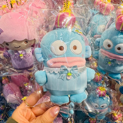SANRIO x Kthings| Hangyodon Mascot Holder Plush Keychain Bag Charm (Crown)