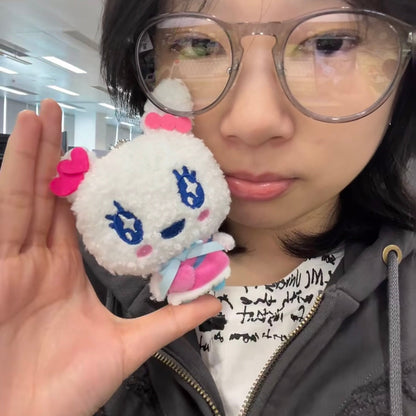 Tamagotchi | Mascot Keychain Plush Keychain 110×125×90mm (Lovelitchi)