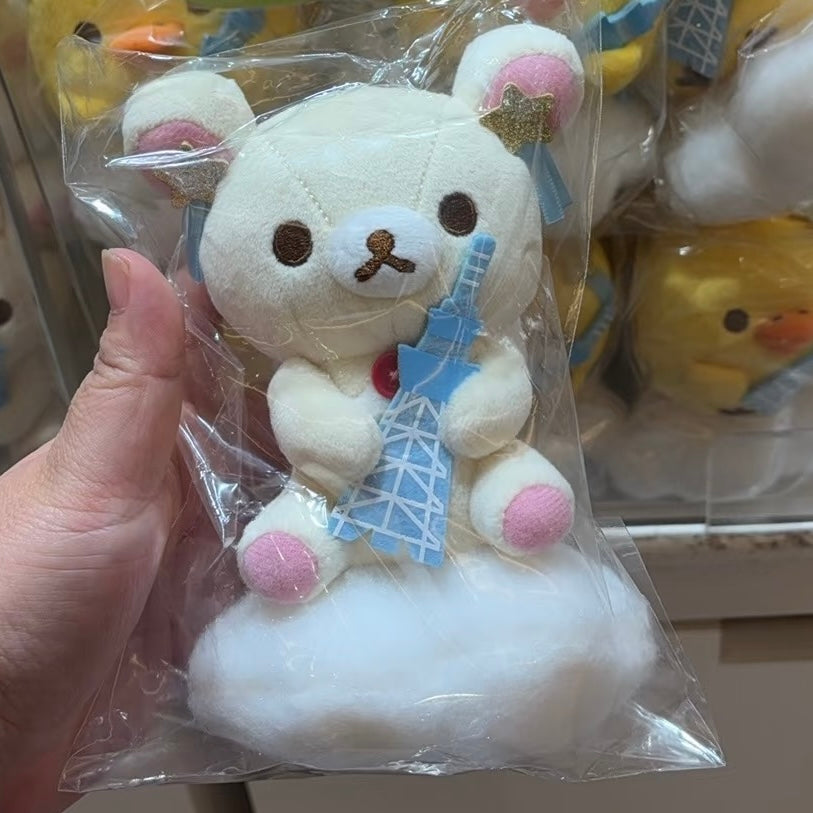 SAN-X | Rilakkuma x Tokyo SkyTree Korilakkuma Plush Keychain Mascot Holder Bag Charm