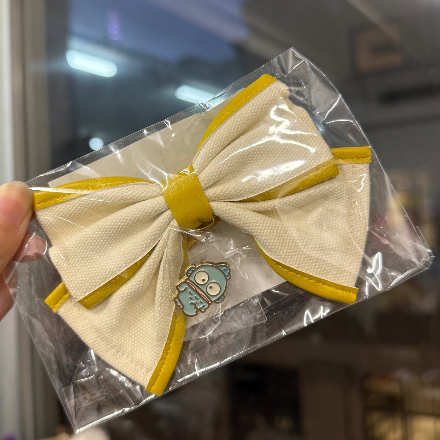 SANRIO | Hair Clip Multi Clip with Hangyodon Pin (Yellow)