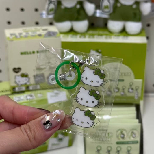 SANRIO | Matcha Hello Kitty Pop-up Store Secret Marker Charm Blind Box (Shipped Randomly)