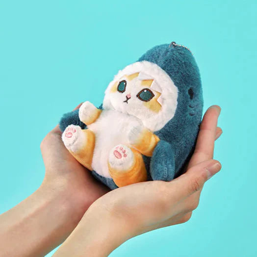 MOFUSAND | Shark Cat Mascot Holder Keychain Bag Charm 130mm x 110mm x 130mm