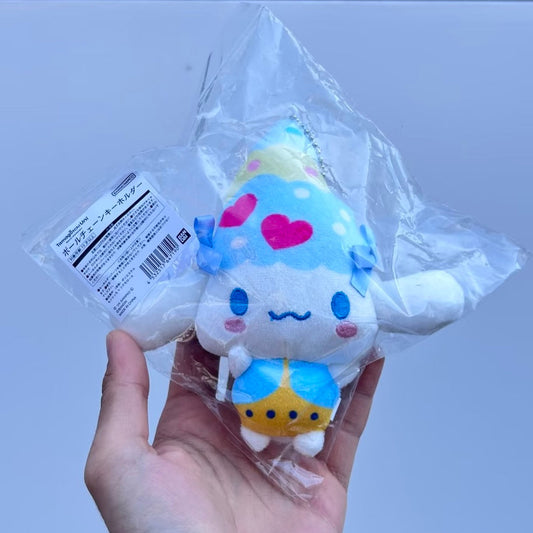 Tamagotchi x Sanrio | Moriritchi x Cinnamoroll Ball Chain Keychain Mascot Holder Bag Charm 100mm Approx.