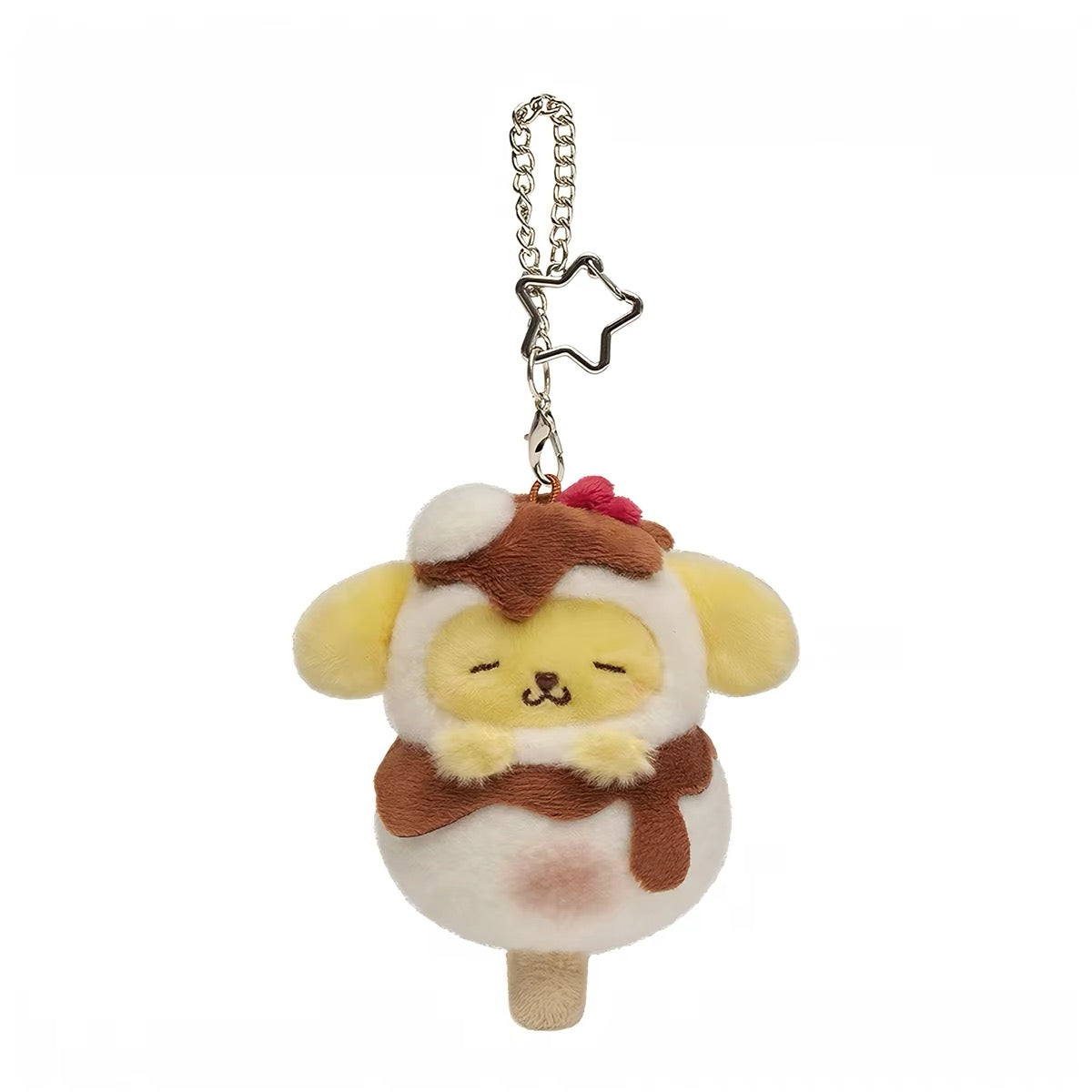 SANRIO | Pompopurin Mascot Holder Bag Charm Keychain (Sanrio Midnight Diner Series)