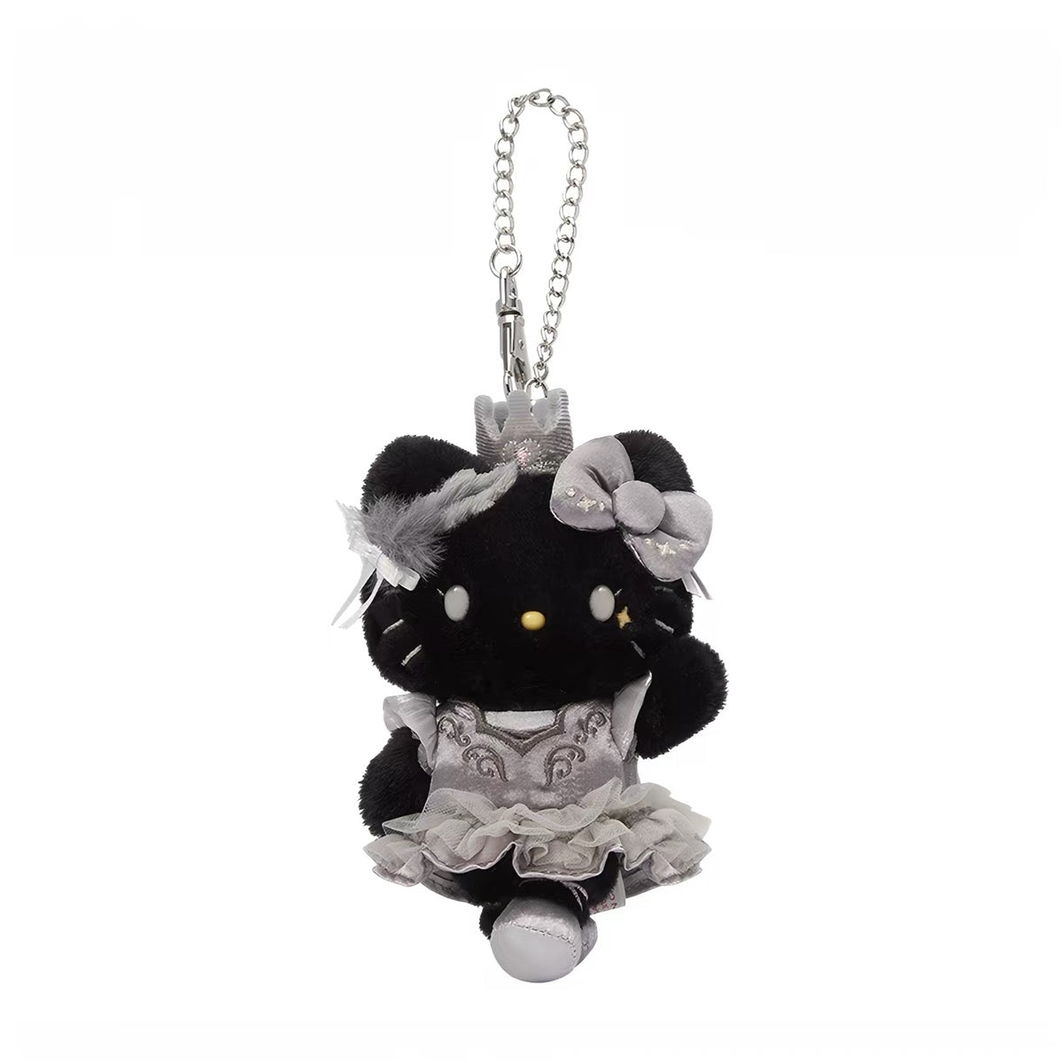 SANRIO | Hello Kitty Black Mascot Holder Bag Charm Keychain (Ballerina)