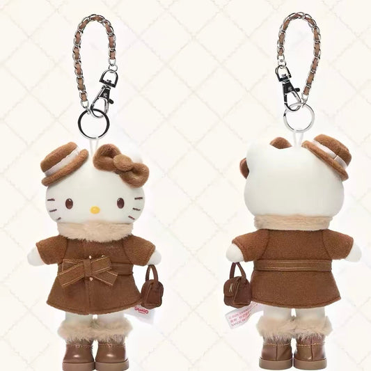 SANRIO | Hello Kitty Style-up Mascot Holder Bag Charm Keychain (Modern Holiday)