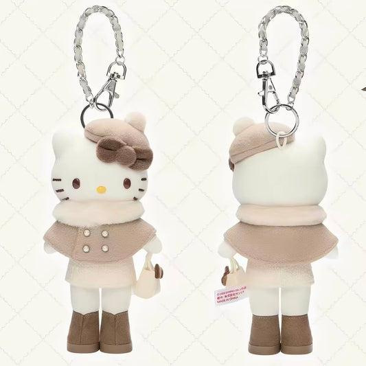 SANRIO | Hello Kitty Style-up Mascot Holder Bag Charm Keychain (Modern Holiday)