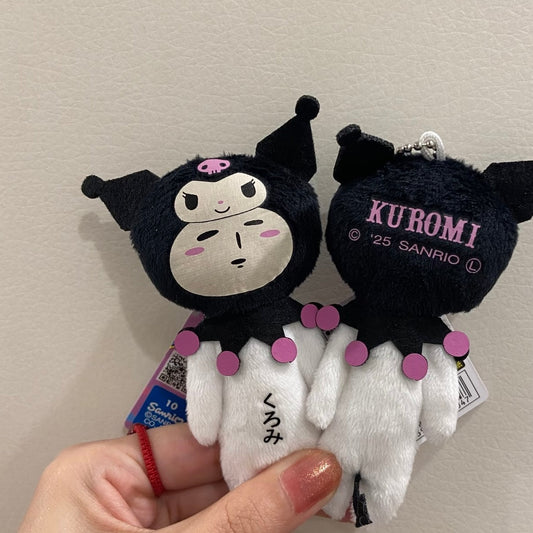 【Any two for 10% off】Yukio x Sanrio | Mini Bag Shoulder Bag Crossbody Bag W45×H105mm (Kuromi)