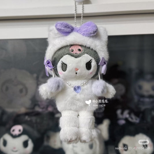 SANRIO | Kuromi Mascot Holder Bag Charm Plush Keychain (Harajuku Store Limited)