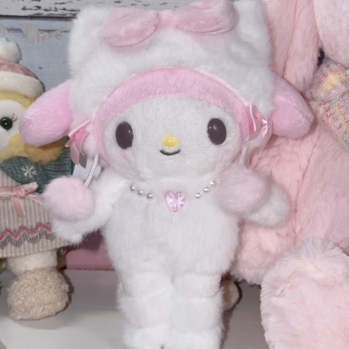 SANRIO | My Melody Mascot Holder Bag Charm Plush Keychain (Harajuku Store Limited)