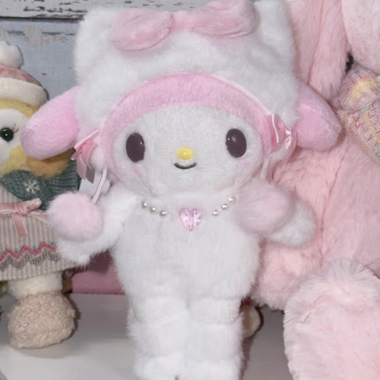 SANRIO | My Melody Mascot Holder Bag Charm Plush Keychain (Harajuku Store Limited)