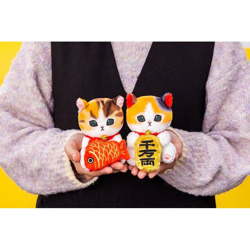 Mofusand | Desktop Hanging Plush Toy H120×W75×D110Mm 猫福 毛绒玩偶/摆件/电脑装饰