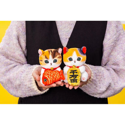Mofusand | Desktop Hanging Plush Toy H120×W75×D110Mm 猫福 毛绒玩偶/摆件/电脑装饰