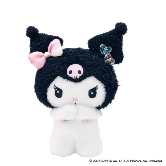 SANRIO | Kuromi Plush Toy Plush Doll Size S 255x215x115mm (Pastel Dreamland)