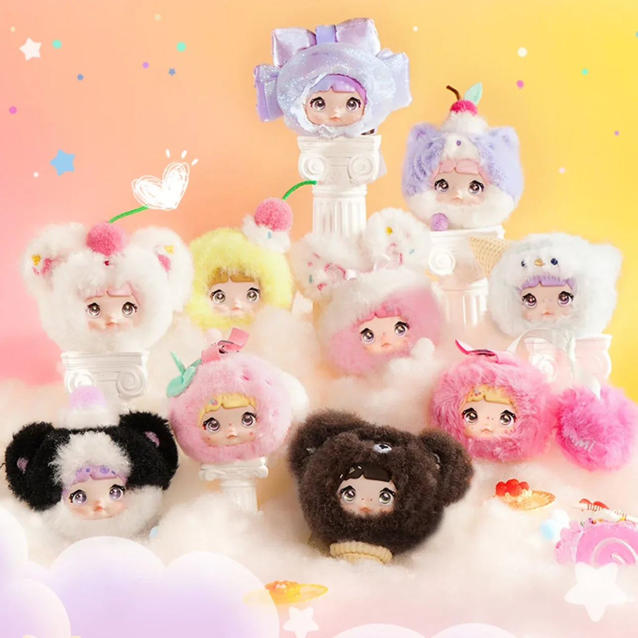 Nommi | Secret Sweetness 100% Series Keychain Blind Box 70-120mm Approx.