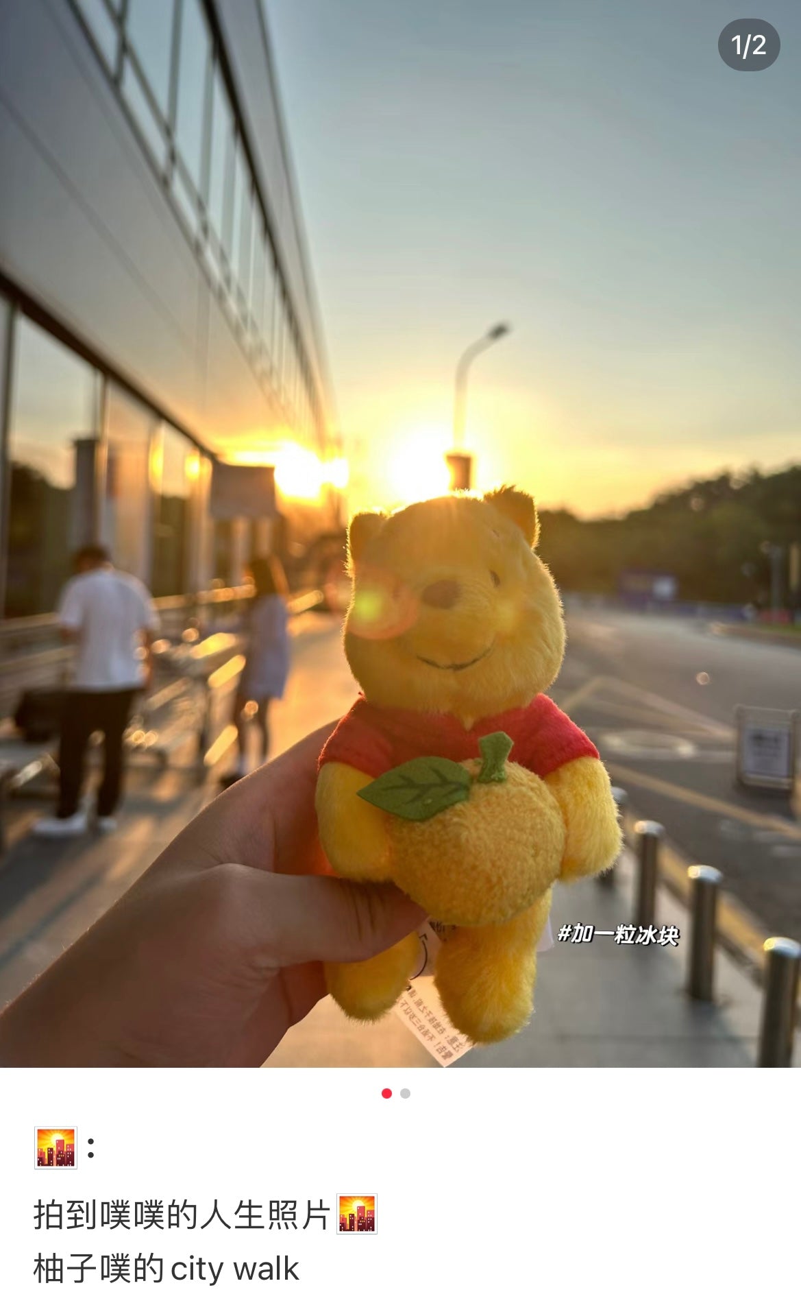 Disney | Disney Store Japan Yuzu Winnie The Pooh Plush Keychain 13.5×7.3×8Cm / //